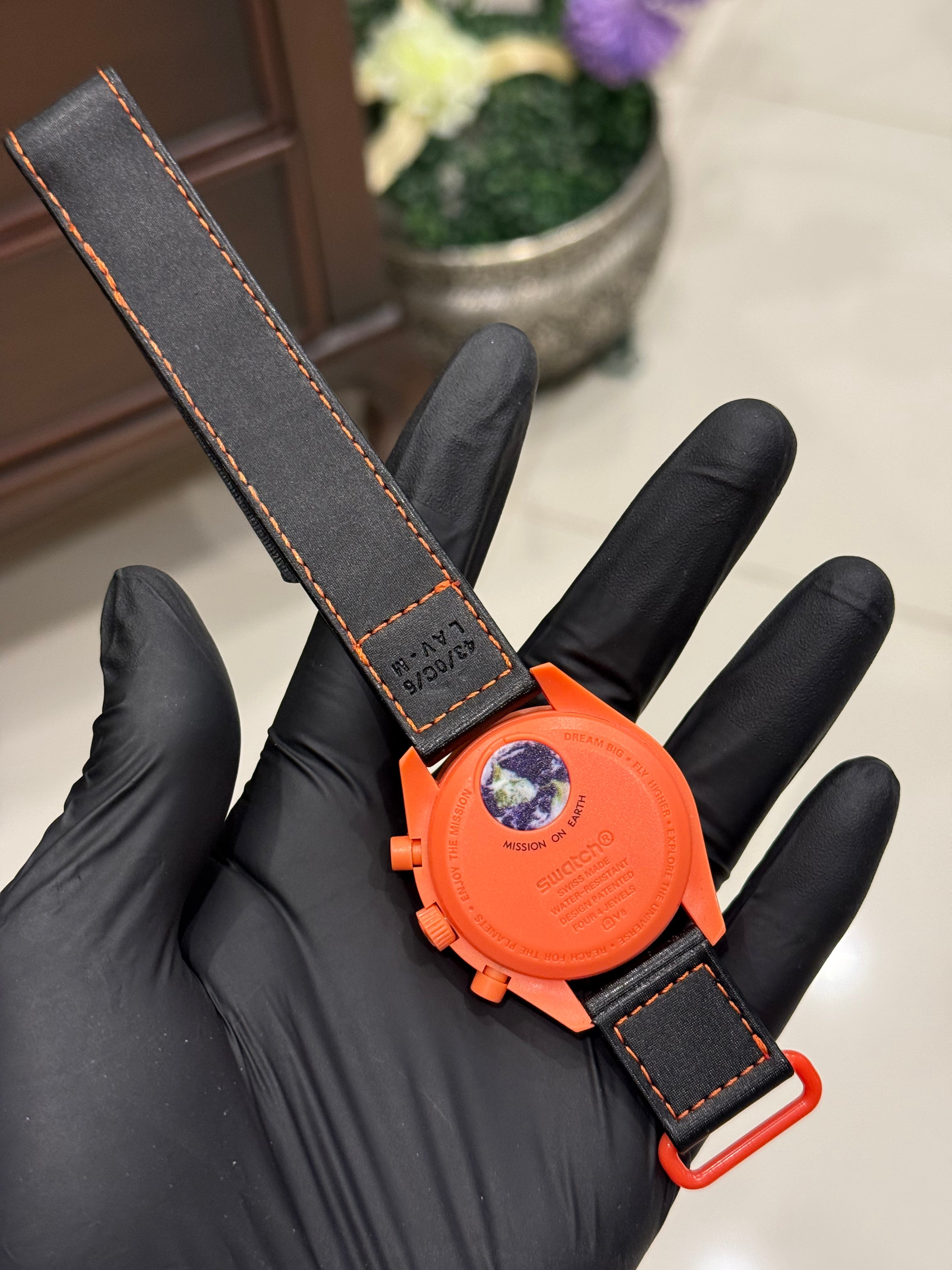 Omega X Swatch (Lava Edition)