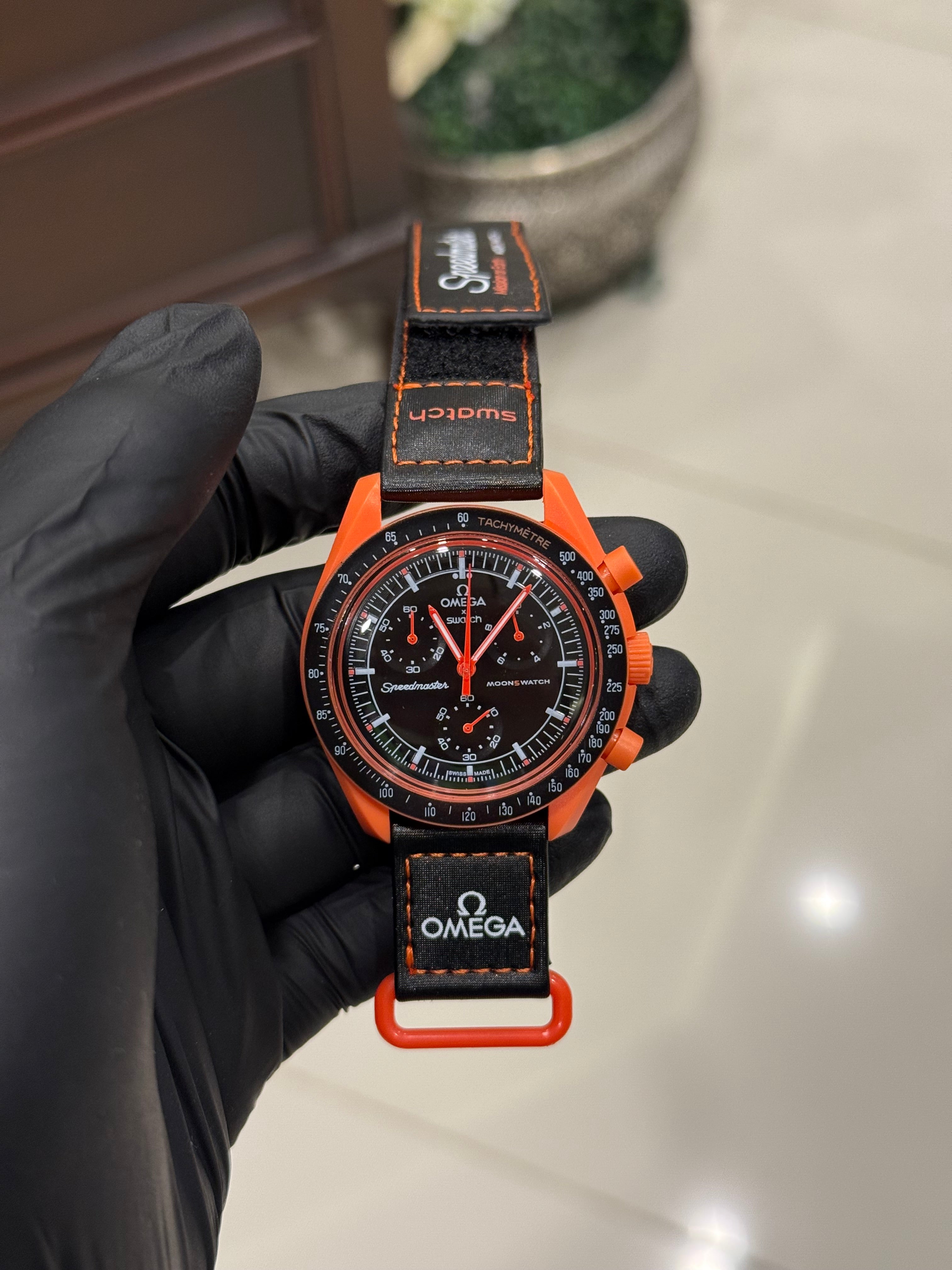 Omega X Swatch (Lava Edition)