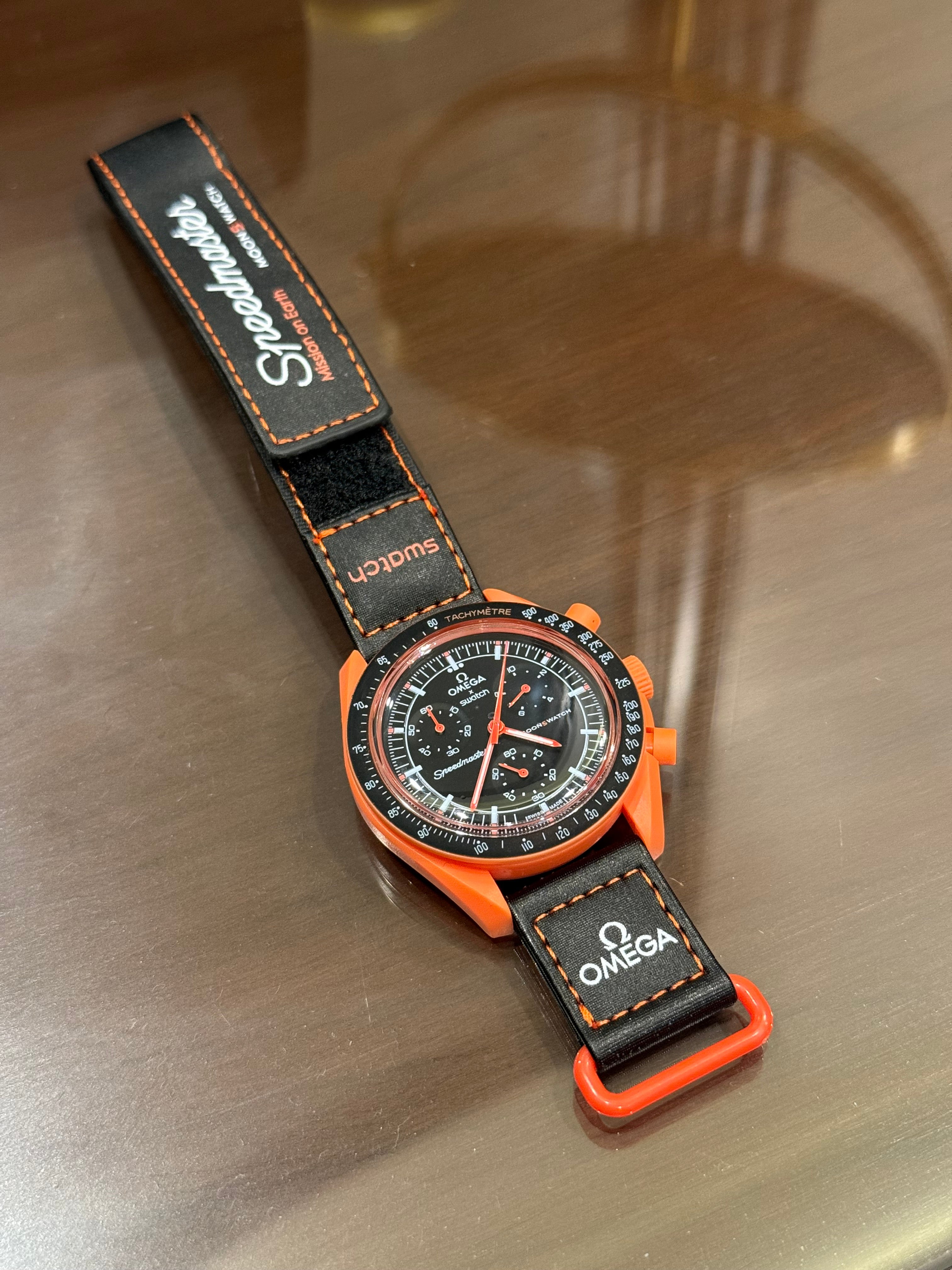 Omega X Swatch (Lava Edition)