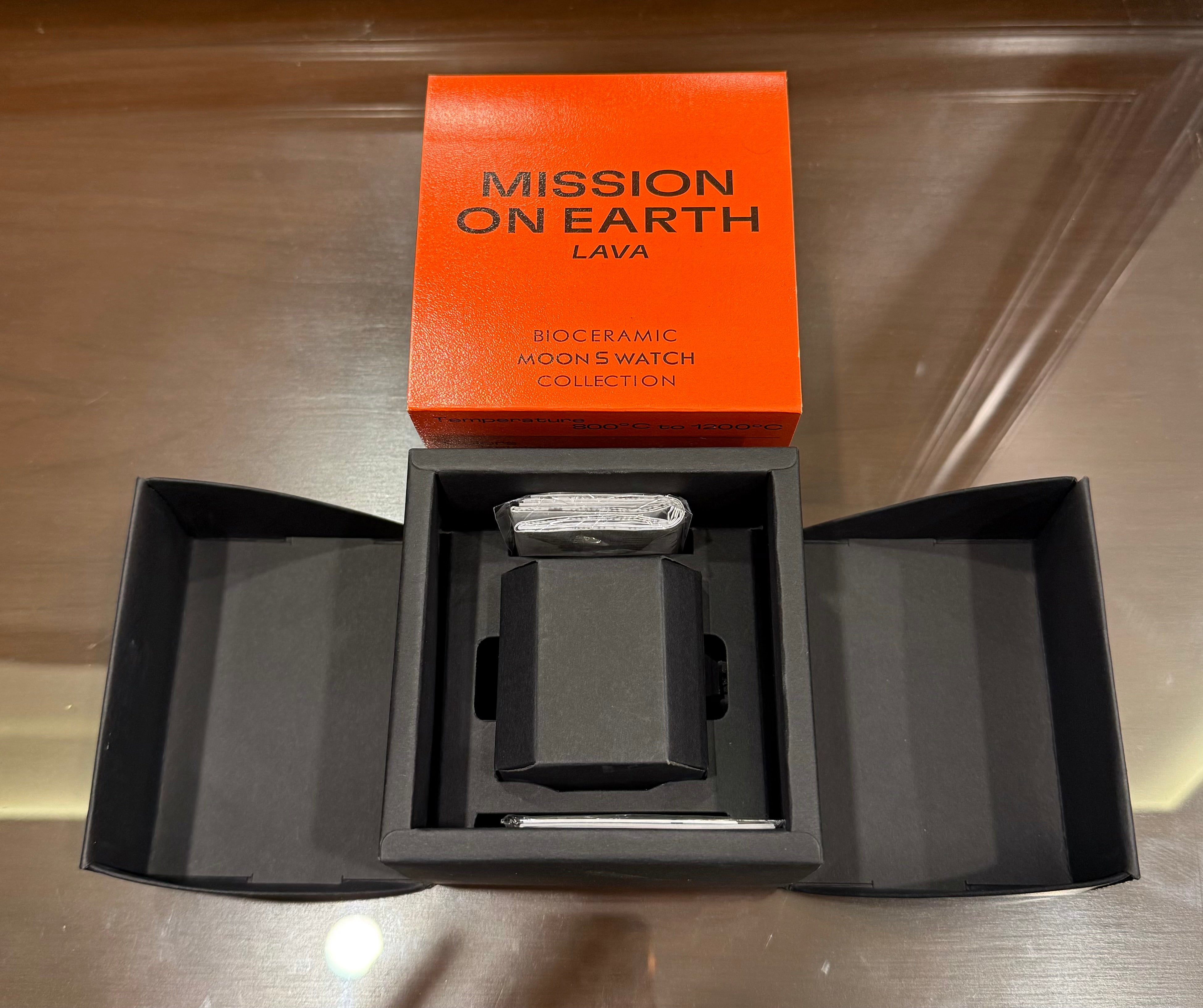 Omega X Swatch (Lava Edition)